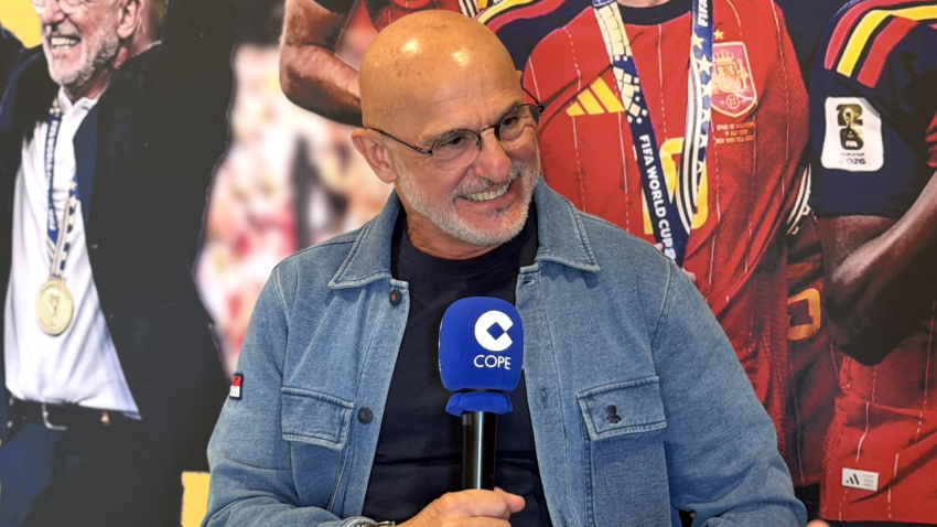 Luis de la Fuente, seleccionador nacional, en El Partidazo de COPE