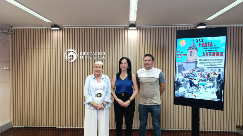 Presentación de la feria de alternativas rurales del Prepirineo de Ayerbe