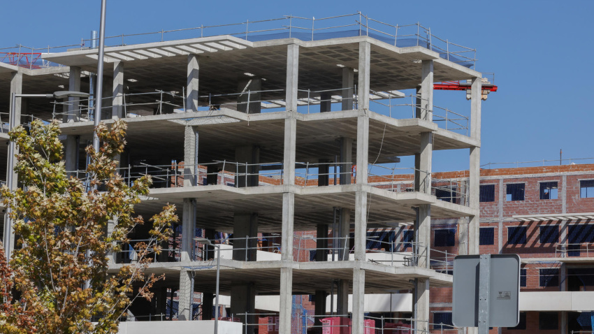 Obras en construcción en España