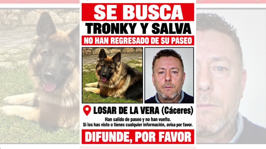 Cartel de búsqueda que se ha distribuido en redes sociales