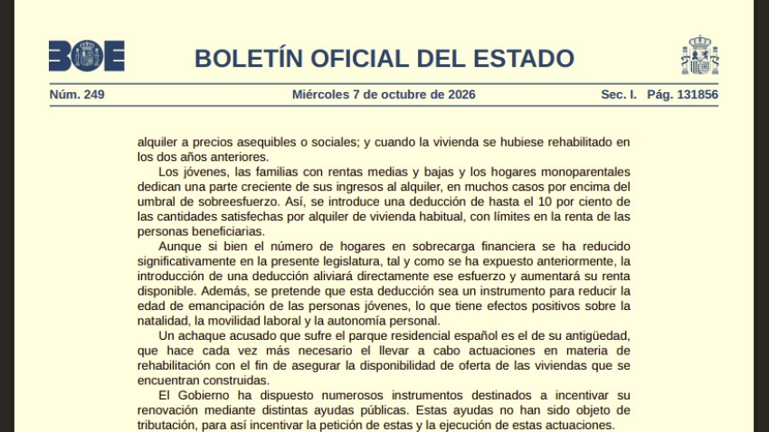 Captura de pantalla BOE