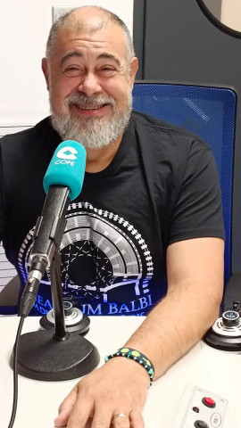 Paco Álvarez en los estudios de COPE