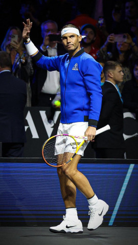 Rafa Nadal, en la Laver Cup (@LaverCup)
