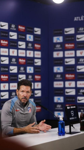 Diego Pablo Simeone, en rueda de prensa