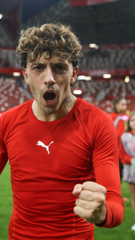 César Gelabert fue la estrella del Sporting frente al Zaragoza