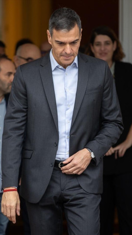 El Presidente del Gobierno, Pedro Sánchez, mantiene un encuentro con representantes de ONG’s de inmigración en el palacio de la Moncloa, a 7 de octubre de 2024, en Madrid