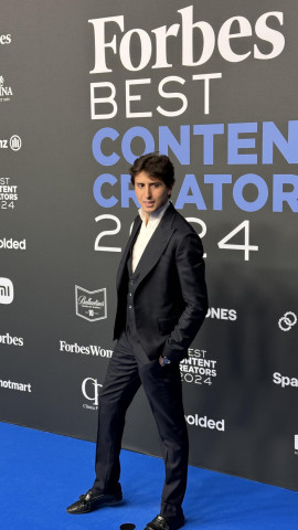 Andrés Roca Rey, en los Premios Forbes Content Creator 2024