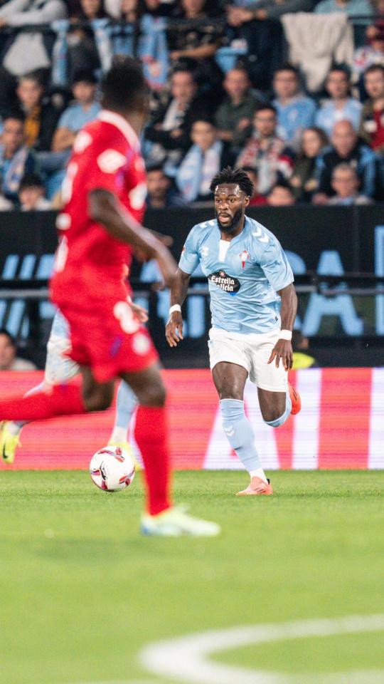 Jonathan Bamba en el partido ante el Getafe