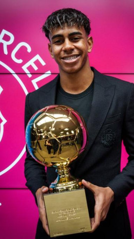 Lamine Yamal, nuevo Golden Boy