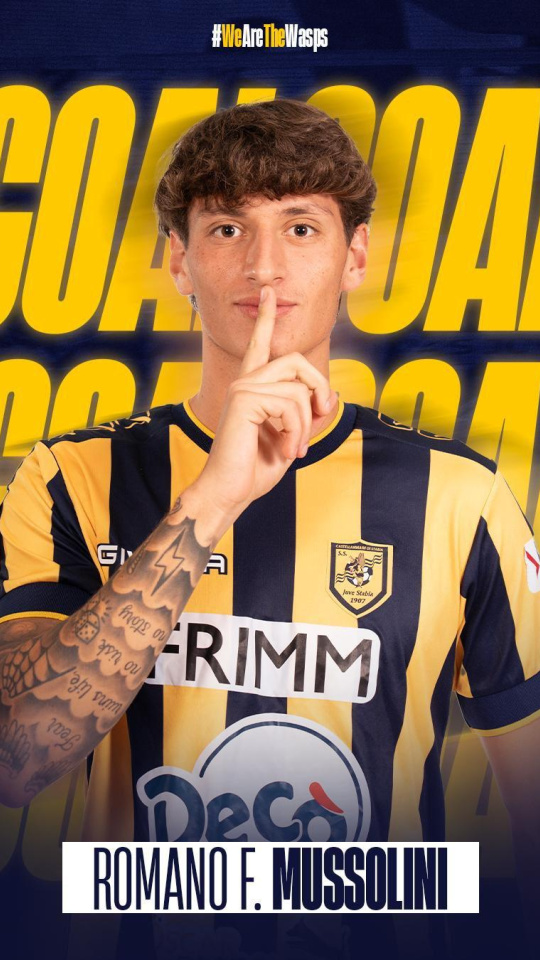 El nieto de Mussolini estrena su casilla goleadora y desata la polémica en Italia