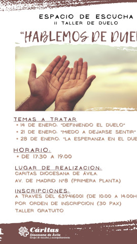 Taller de Duelo Cáritas Ávila