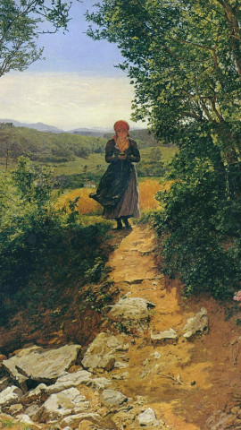 Waldmuller Ferdinand Georg - Die Erwartete