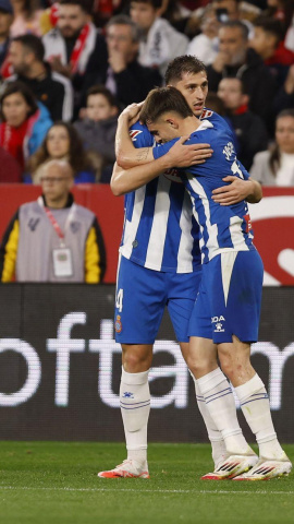 Gol de Kumbulla (Sevilla, 0 - Espanyol, 1)