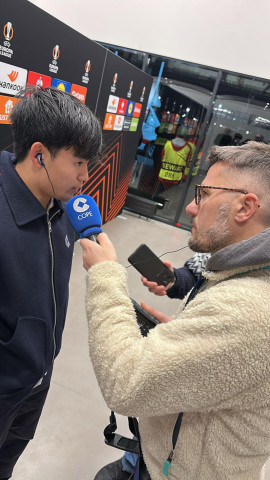 Take Kubo, en El Partidazo de COPE