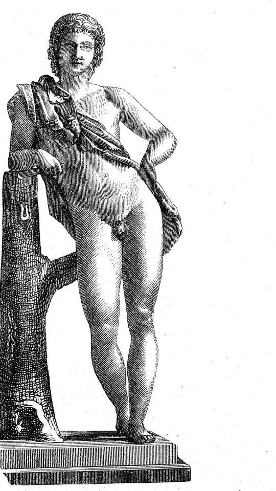 HCDYCA a young Faunus, in ancient Roman religion and myth, Faunus was the horned god of the forest, plains and fields, the story of the ancient Rome, roman Empire, Italy