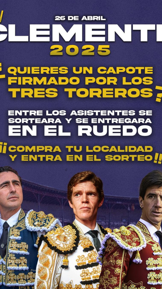 El Fandi, Borja Jiménez y Esaú Fernández, anunciados en San Clemente