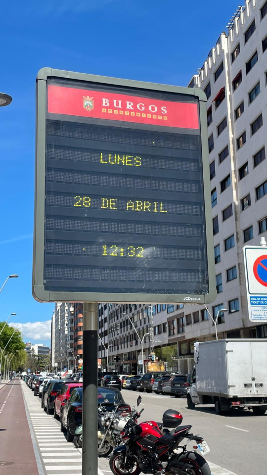 Hora del apagón en Burgos