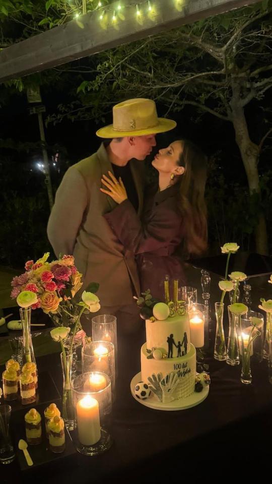 Wojciech 'Tek' Szczesny y su esposa Marina Łuczenko