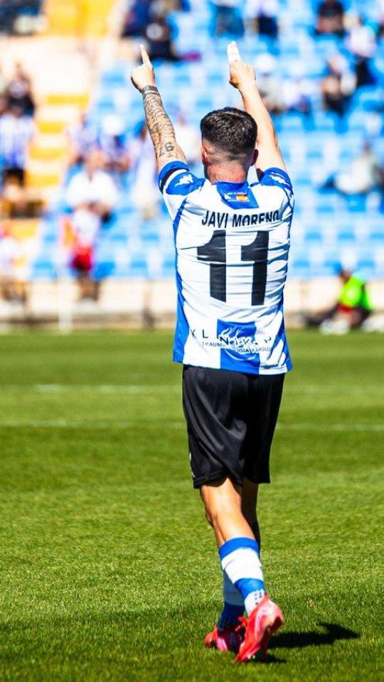 Javi Moreno cierra su etapa en el Hércules.