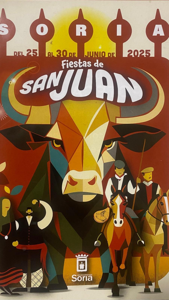 Cartel anunciador de las Fiestas de San Juan de Soria 2025