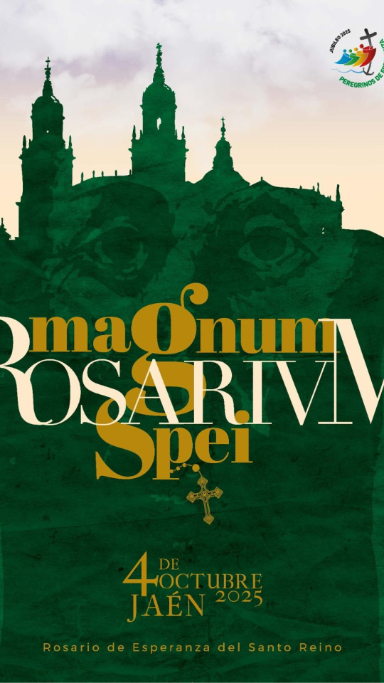 Jaén se convierte en tierra de esperanza con la procesión Magna "Magnum Rosarium Spei"