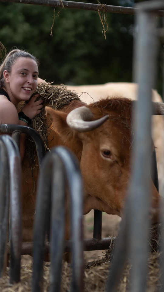 Lucía Casal, influencer del rural gallego