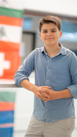 El alumno Nicolás Alonso Pardal