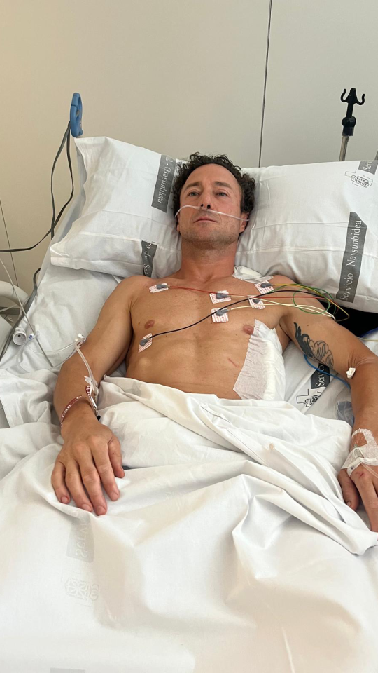 Rafael Rubio Rafaeillo, en la UCI del Hospital Universitario de Navarra