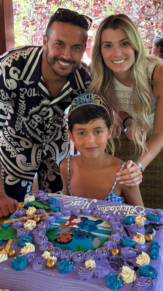 Imagen del cumpleaños del hijo de Pedri