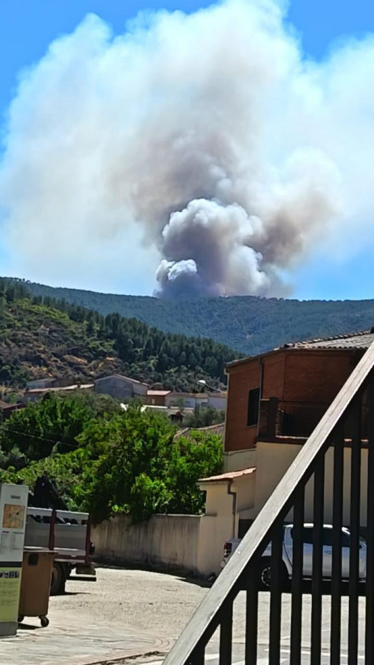 Incendio forestal en Las Hurdes (Cáceres) — Nivel 2 activado