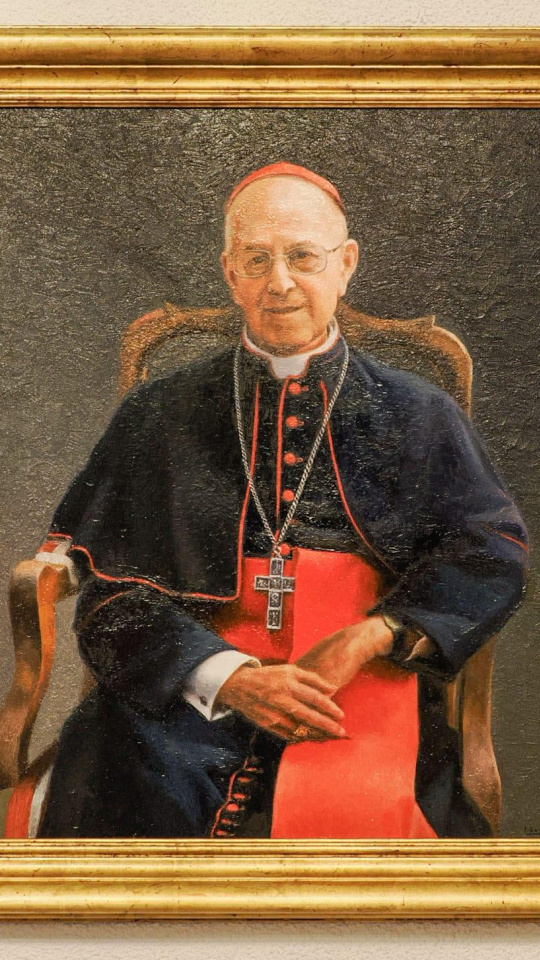 Detalle del cuadro de Ricardo Blázquez, expuesto ya en el Salón del Trono