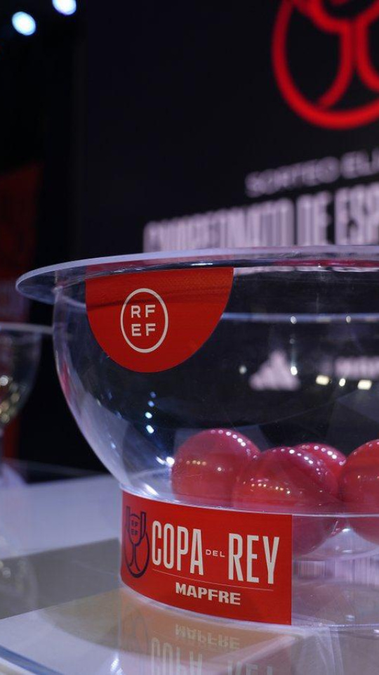 Imagen de un sorteo de Copa del Rey