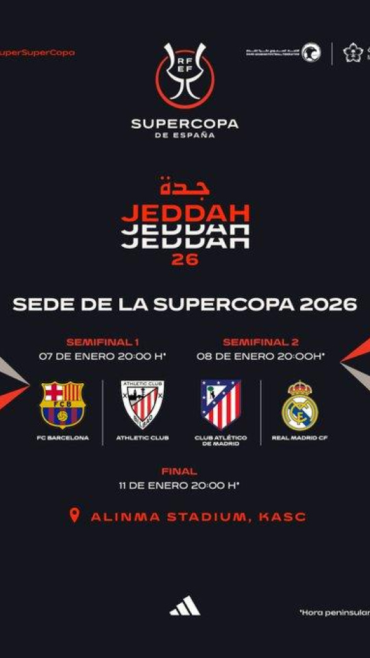 Sorteo Supercopa 2026