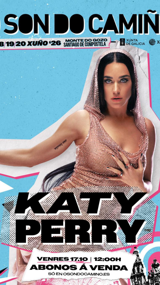 Vaty Perry, primera artista confirmada en O Son do Camiño e 2026