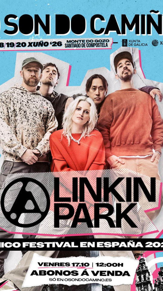Linmkin Park se suman a Katy Parry como cabezas de cartel de O Son do Camiño 2026