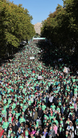 Marcha contra el cáncer en Valladolid
