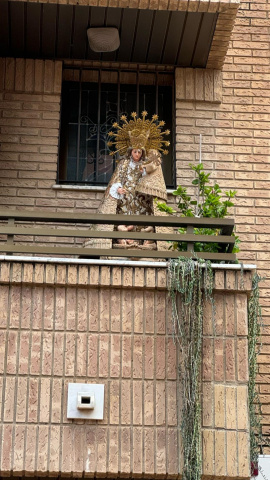 La virgen que sobrevivió intacta en la dana hace un año