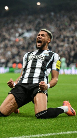 Gol de Joelinton (Newcastle, 2 - Athletic, 0)