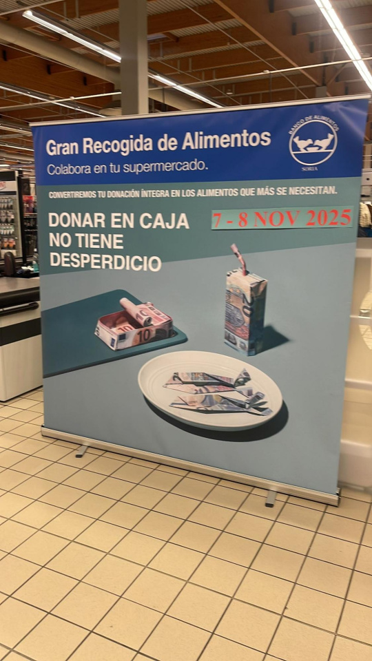 El Banco de Alimentos de Soria recuerda que dos horas de nuestro tiempo son suficientes para colaborar en la Gran recogida.