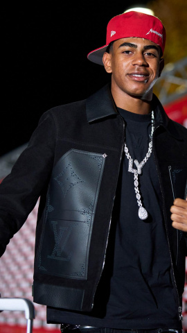 Lamine Yamal, a su llegada a la concentración española