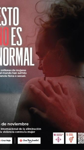 "No es normal" campaña de Cruz Roja