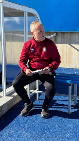 Sebas López, entrenador del CF Lorca Deportiva