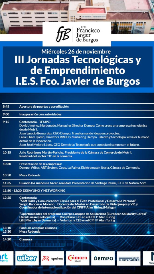 Motril se convierte en el epicentro tecnológico con sus III Jornadas de Emprendimiento