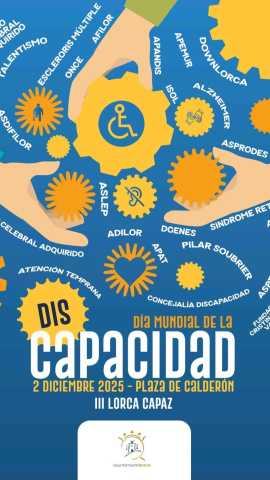 Cartel del Día de la Discapacidad que se celebra este 2 de diciembre