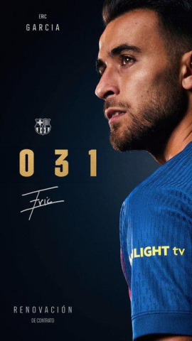 Eric García renueva con el Barcelona