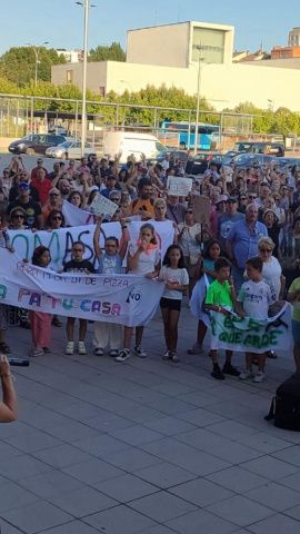 Protesta vecinos León Sur