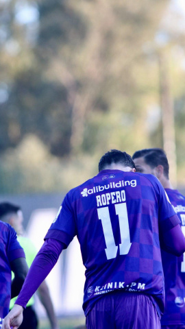 Unai Ropero celebra.