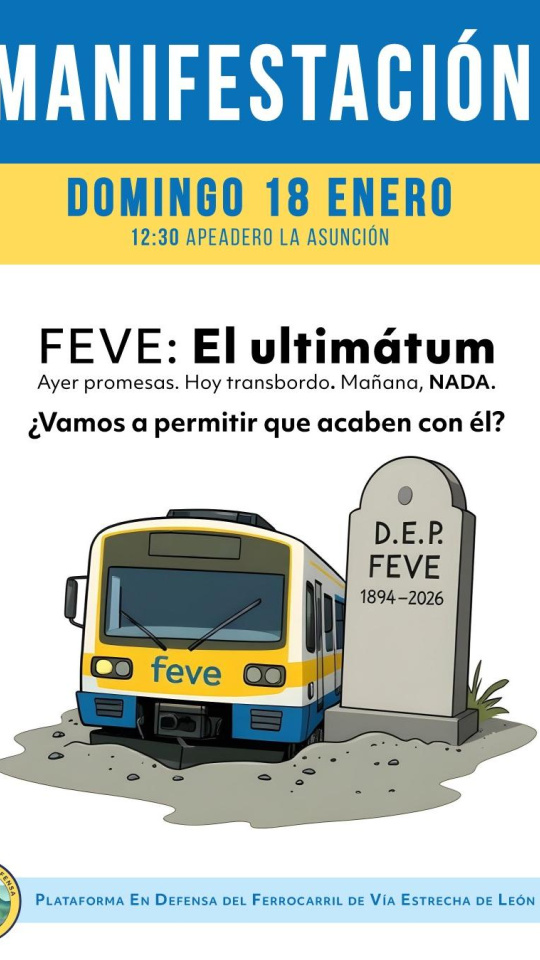 La Plataforma en Defensa de Feve de León convoca cortes de tráfico y una gran manifestación el 18 de enero