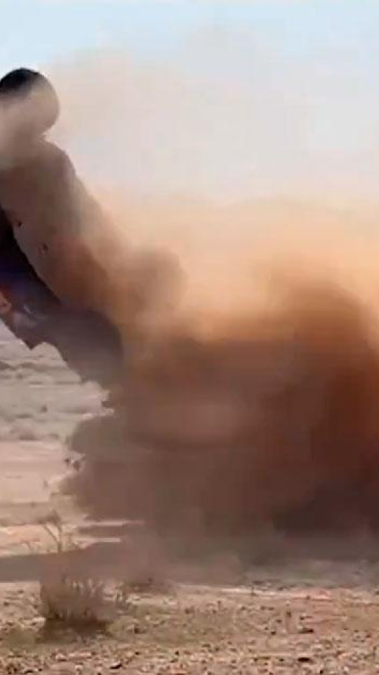 Accidente de Jesús Calleja en el Dakar