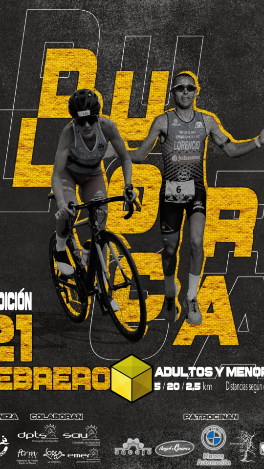 Cartel del Duatlón Ciudad de Lorca